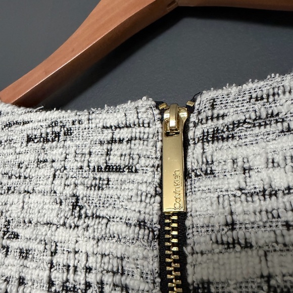 Calvin Klein White and Gray Mini Dress - Picture 12 of 13